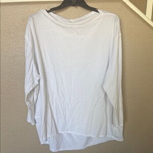Lulu lemon Women's White oversized Long Sleeve Top